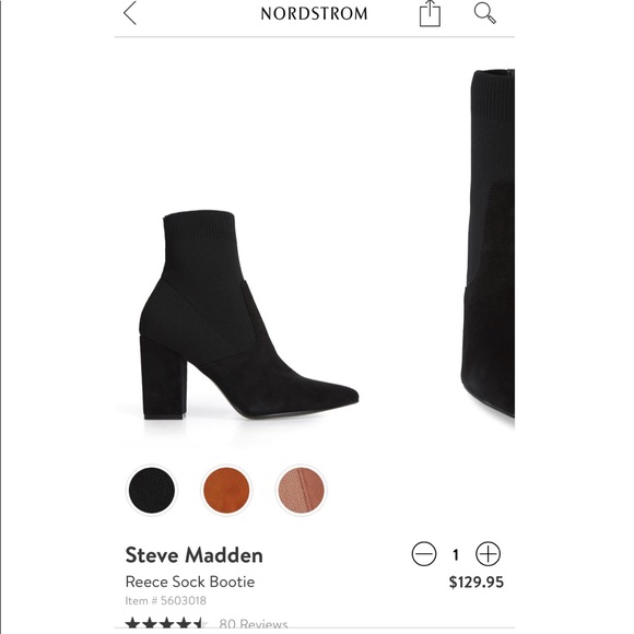 Steve Madden Reece Sock Bootie - Picture 2 of 4